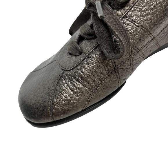 AEROSOLES TOY SOLDIER Metallic Bronze Genuine Leather Sneakers Casual Shoes 5 M - Picture 11 of 16